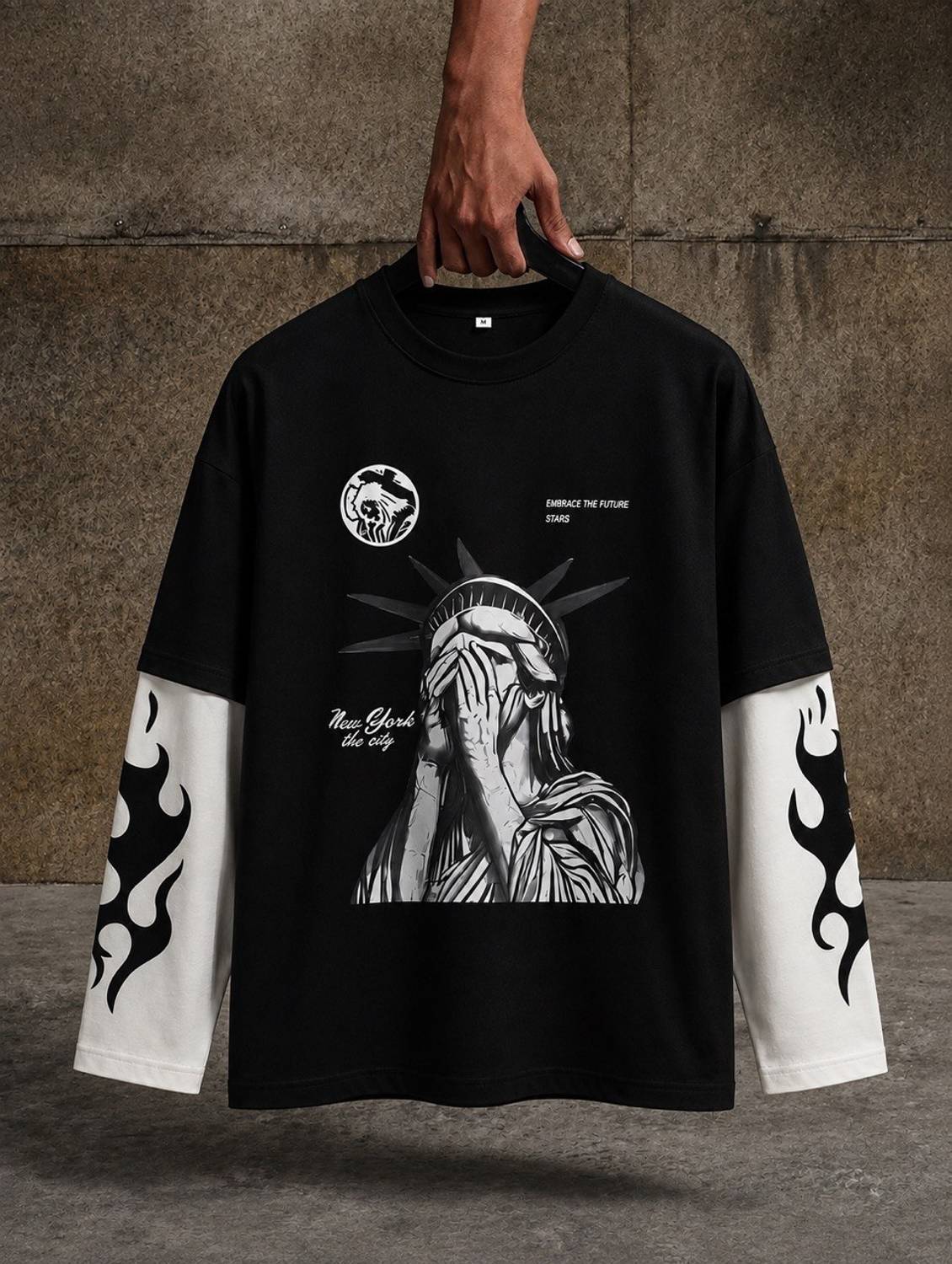 Eddicted Men Black Graphic Print T-Shirt