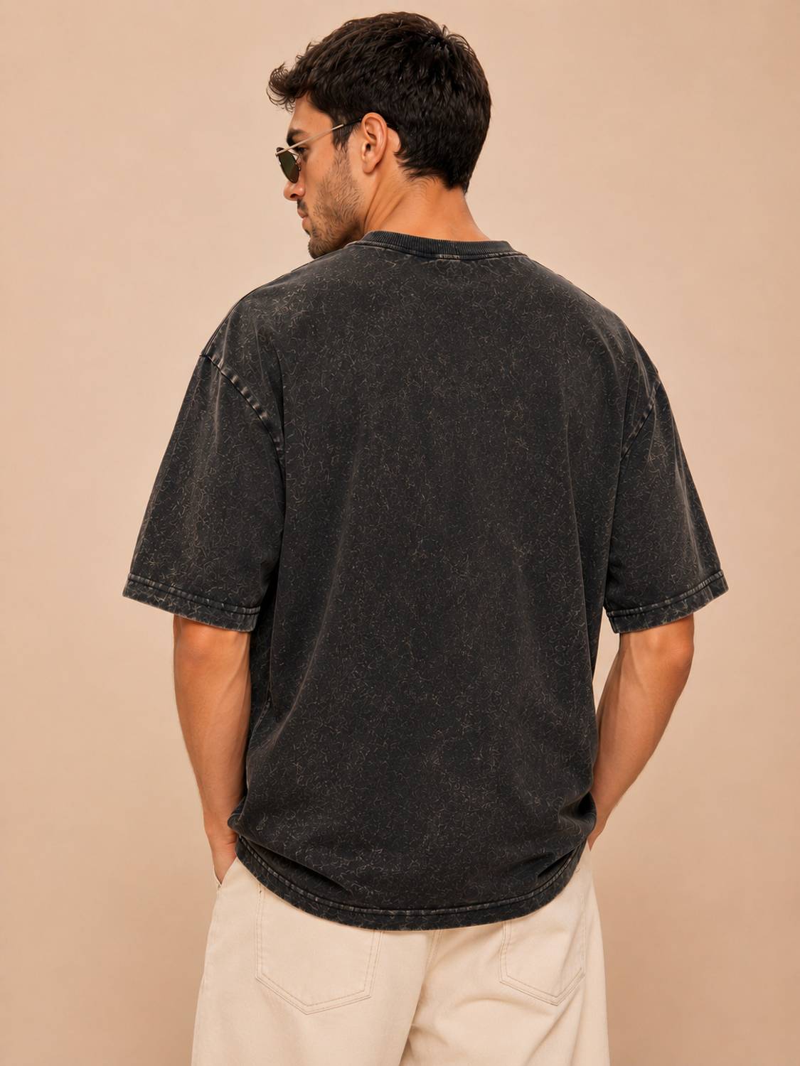 Veyon Men Brown Round Neck T-Shirt - Image 2