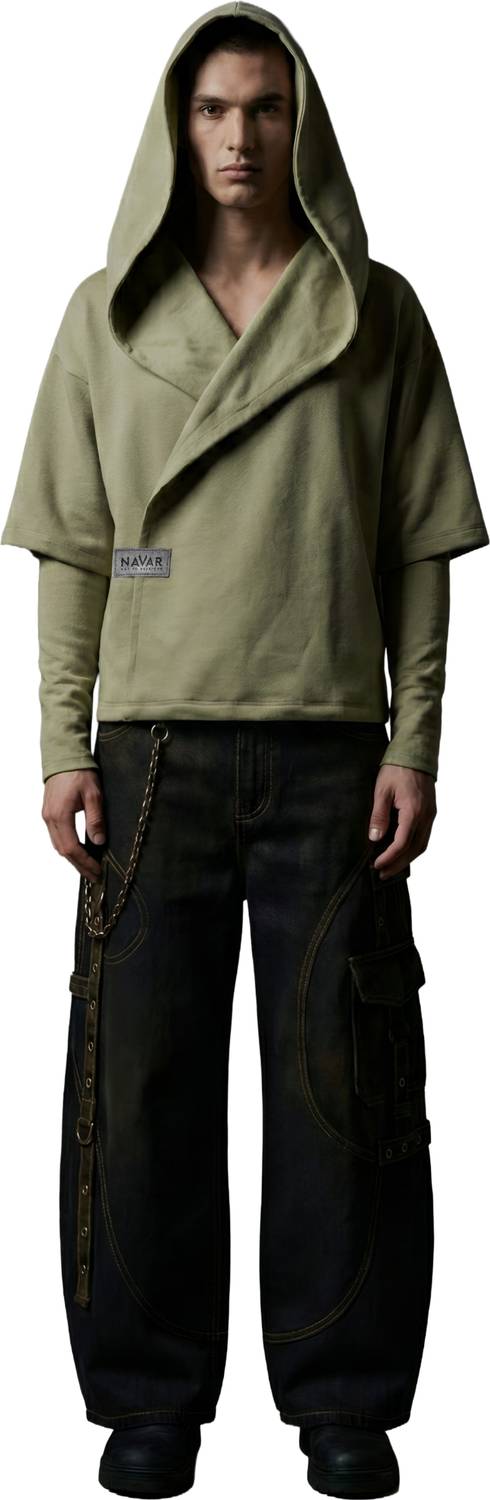 navar Full Sleeve Solid Men Sweatshirt - Image 3
