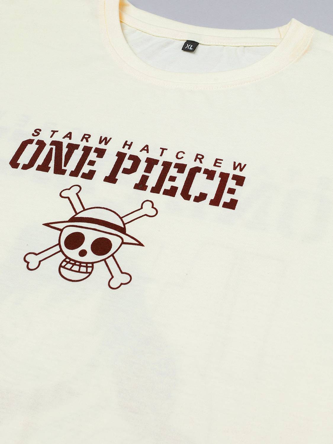 Crazybee CB Printed Men Round Neck Beige T-Shirt - Image 4