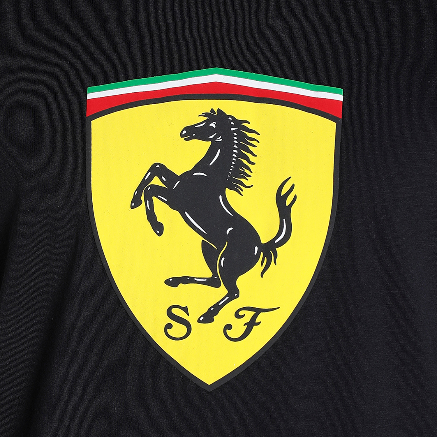Image of PUMA Solid Men Crew Neck Black T-Shirt