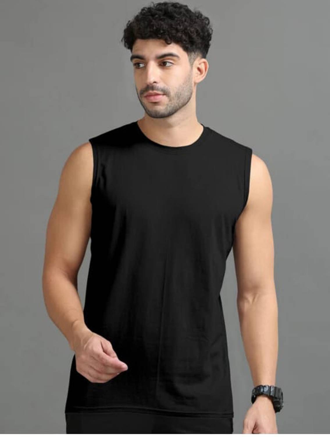 Jangoboy Men Grey Round Neck T-Shirt Pack of 3 - Image 3
