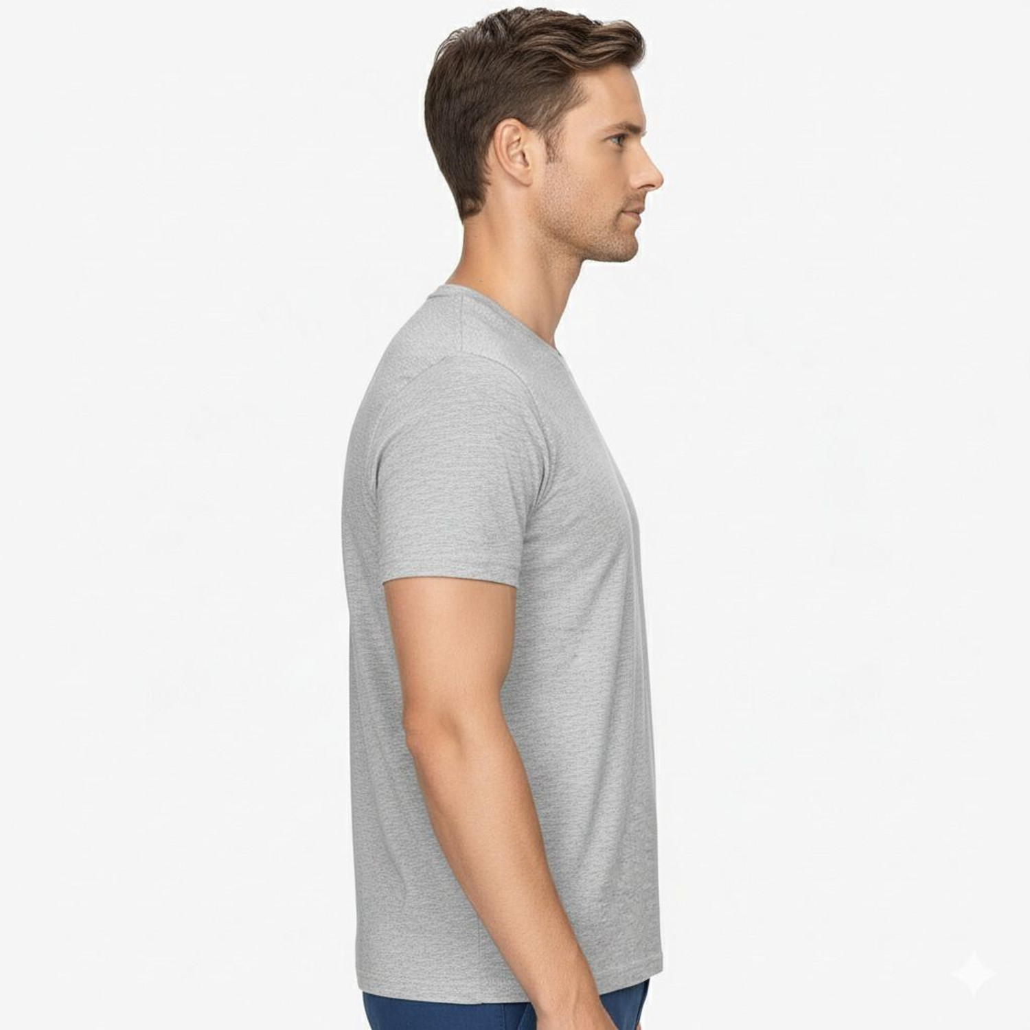 Image of Vmens99 Printed Men Round Neck Black T-Shirt