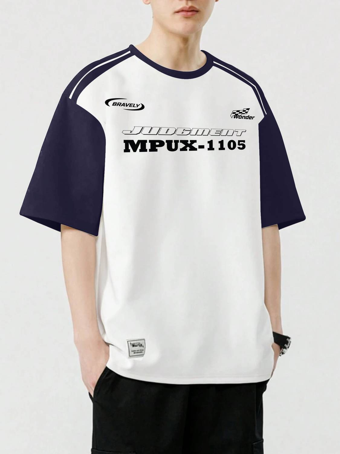 Jump Cuts Printed Men Round Neck White T-Shirt - Image 4