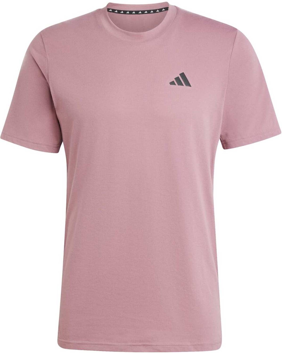 ADIDAS Solid Men Round Neck Red T-Shirt