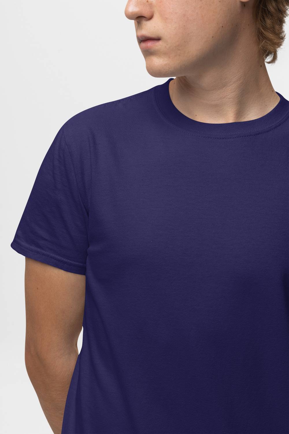 SewingHem Men Navy Blue T-Shirt - Image 4