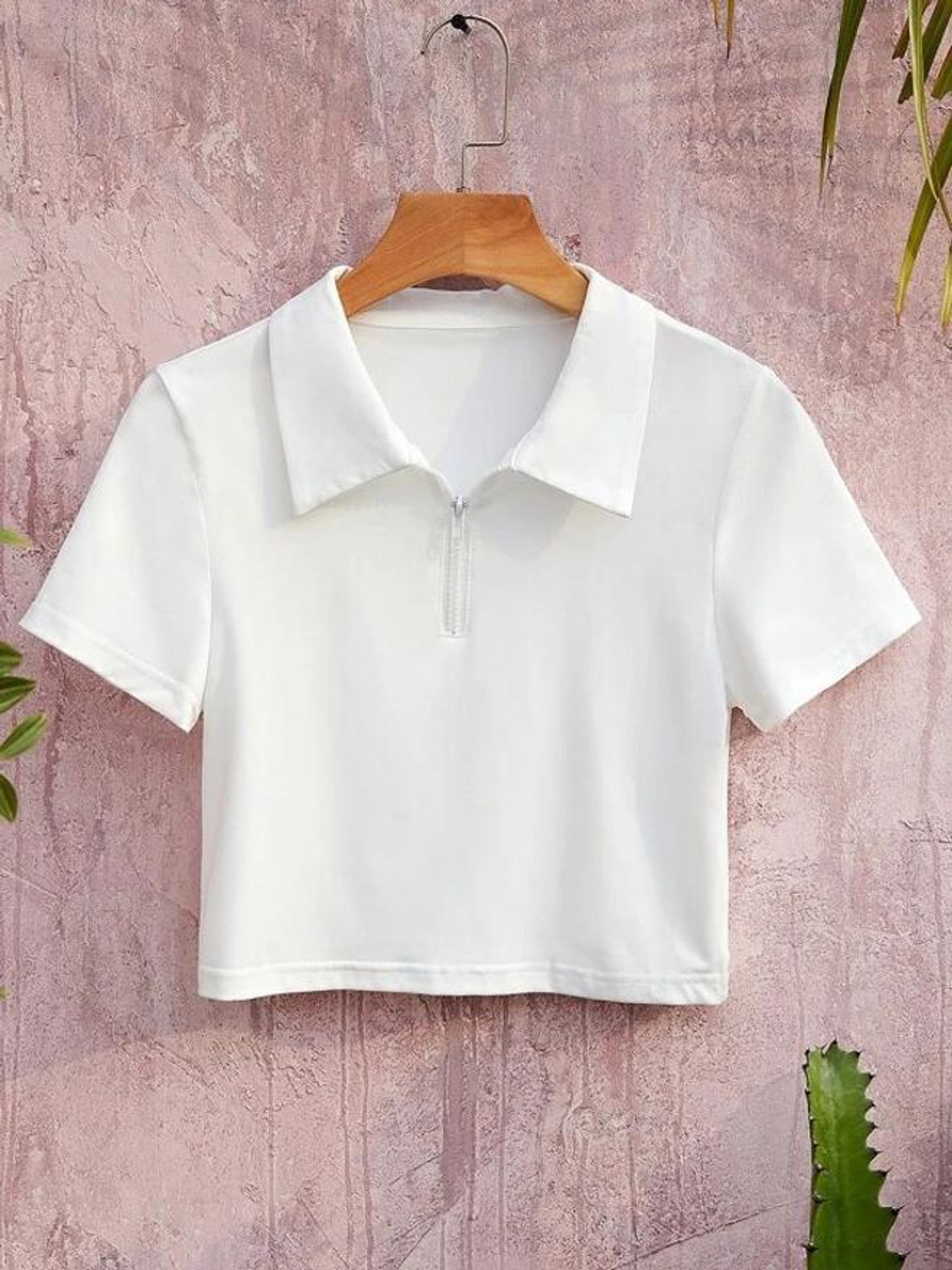 Image of Bayfog Casual Solid Women White Top