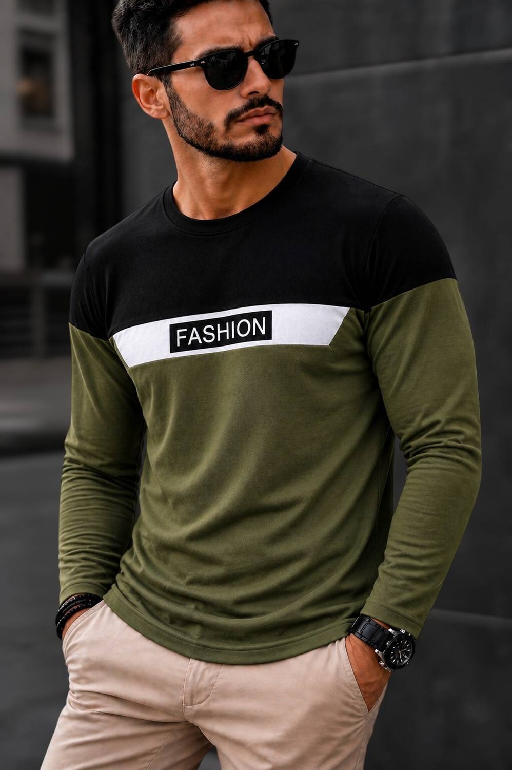 FASHIUM Men Typography Round Neck Cotton Blend Multicolor T-Shirt