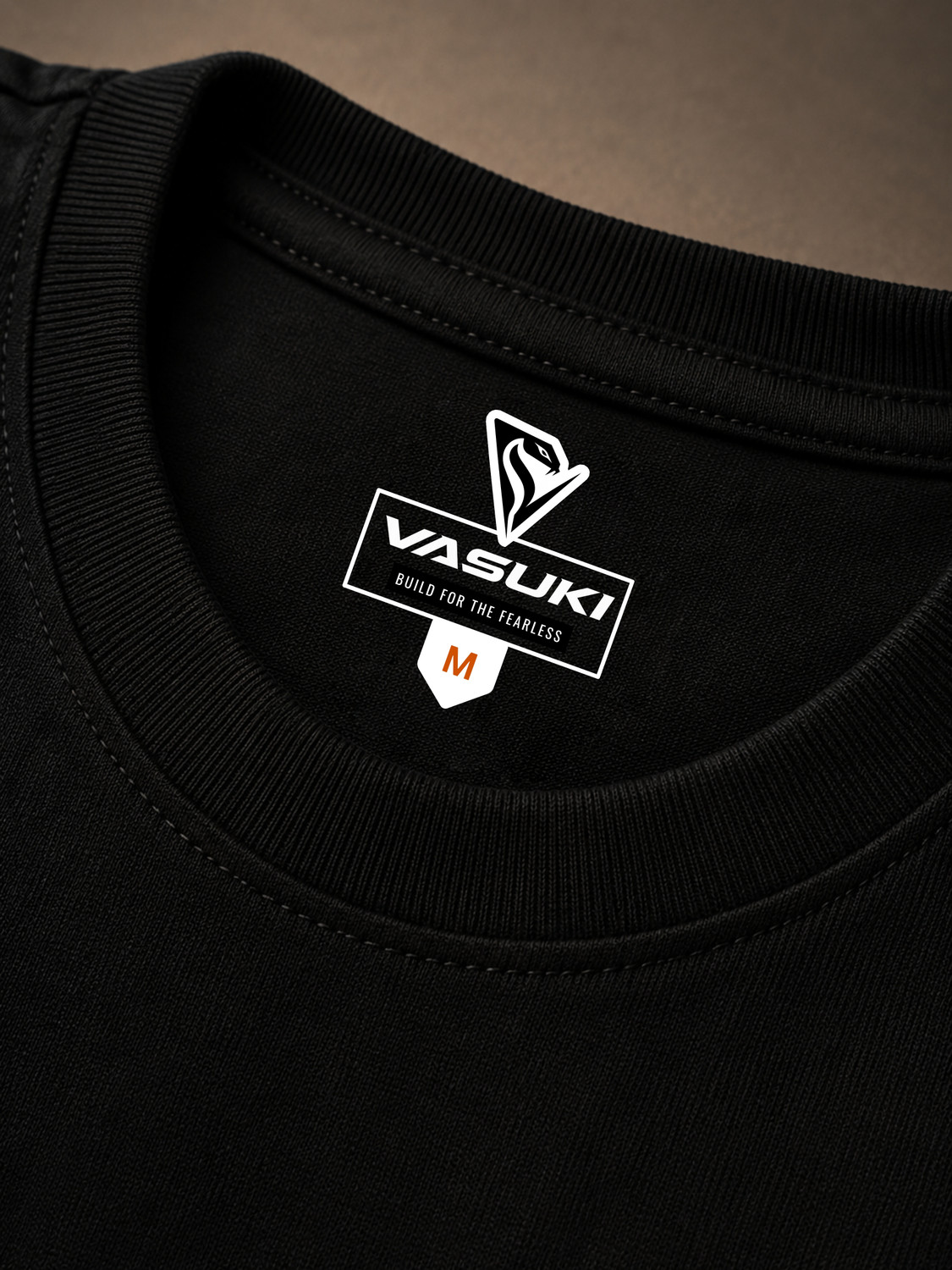 Image of Vasuki Graphic Print, Printed Men Round Neck Black T-Shirt