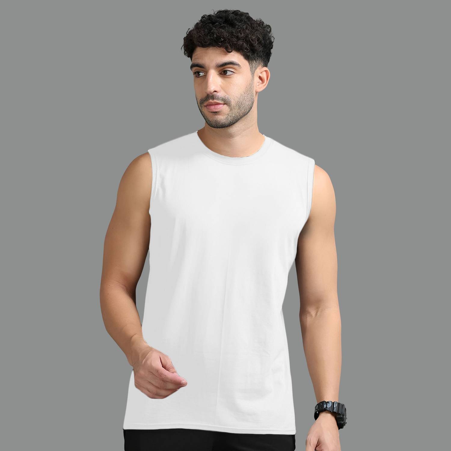 JB Jangoboy Men's Black, White T-Shirt Pack of 2 - Image 4