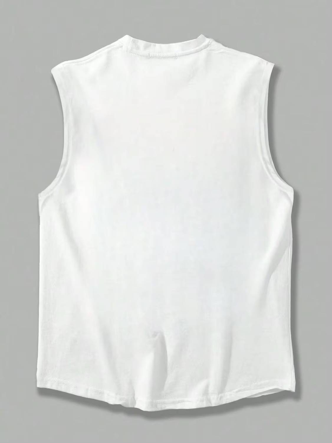 Optus Men White Round Neck T-Shirt - Image 2