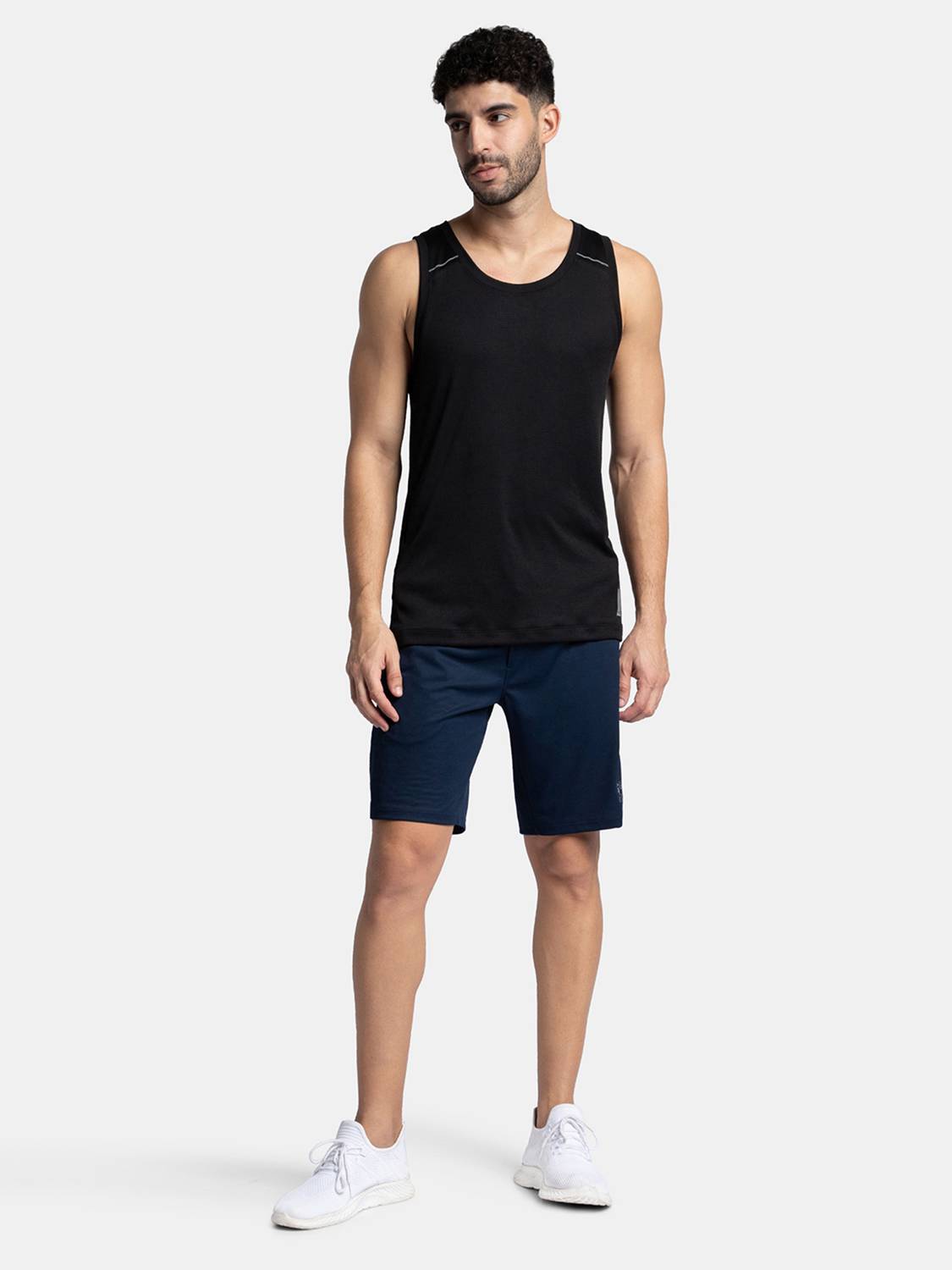 JOCKEY Men Black Round Neck T-Shirt - Image 5