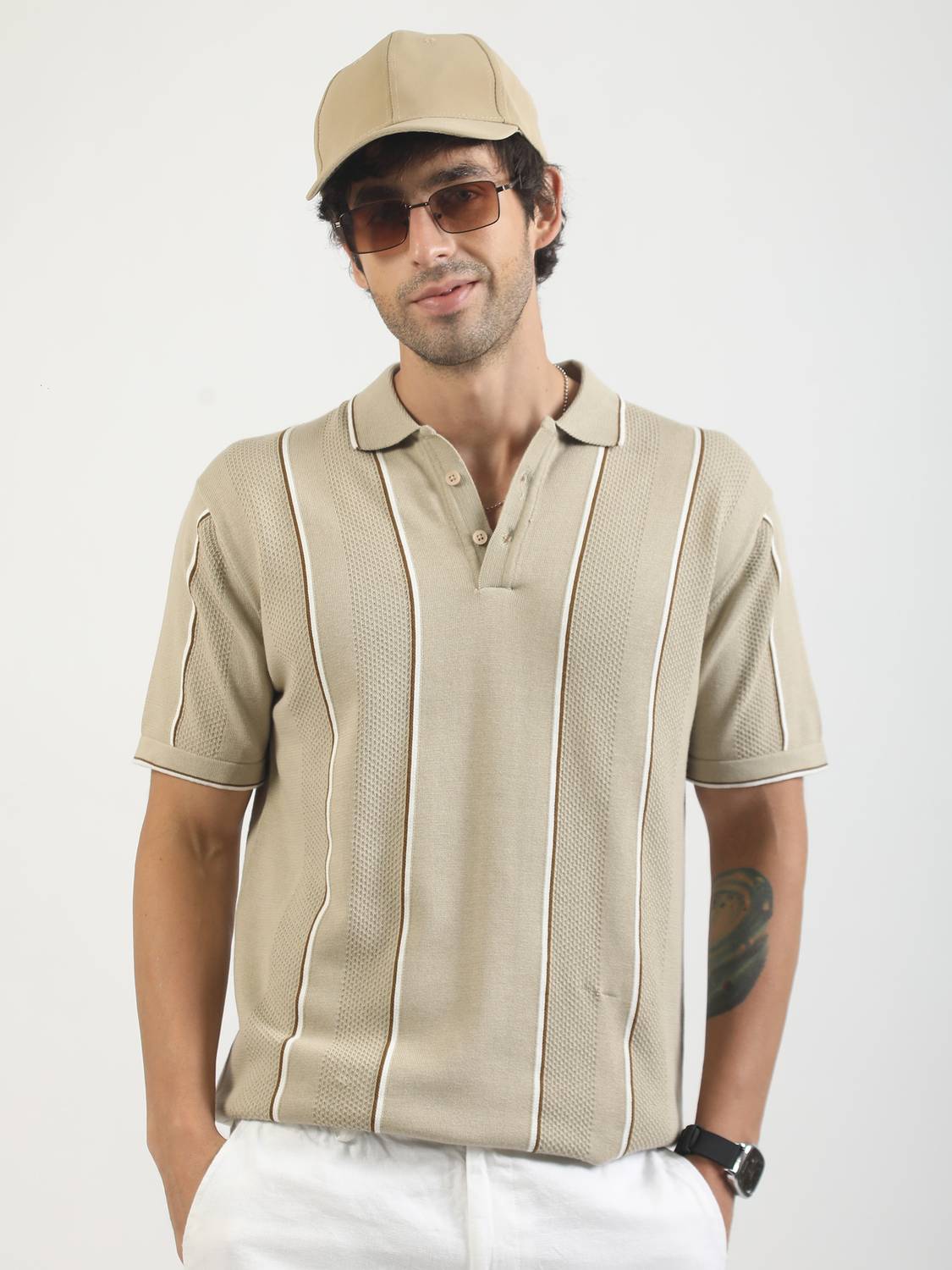 MANIAC Men's Polo Neck T-Shirt - Image 1