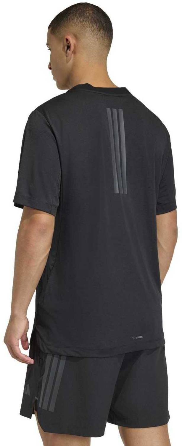 Adidas Printed Men Black T-Shirt - Image 3