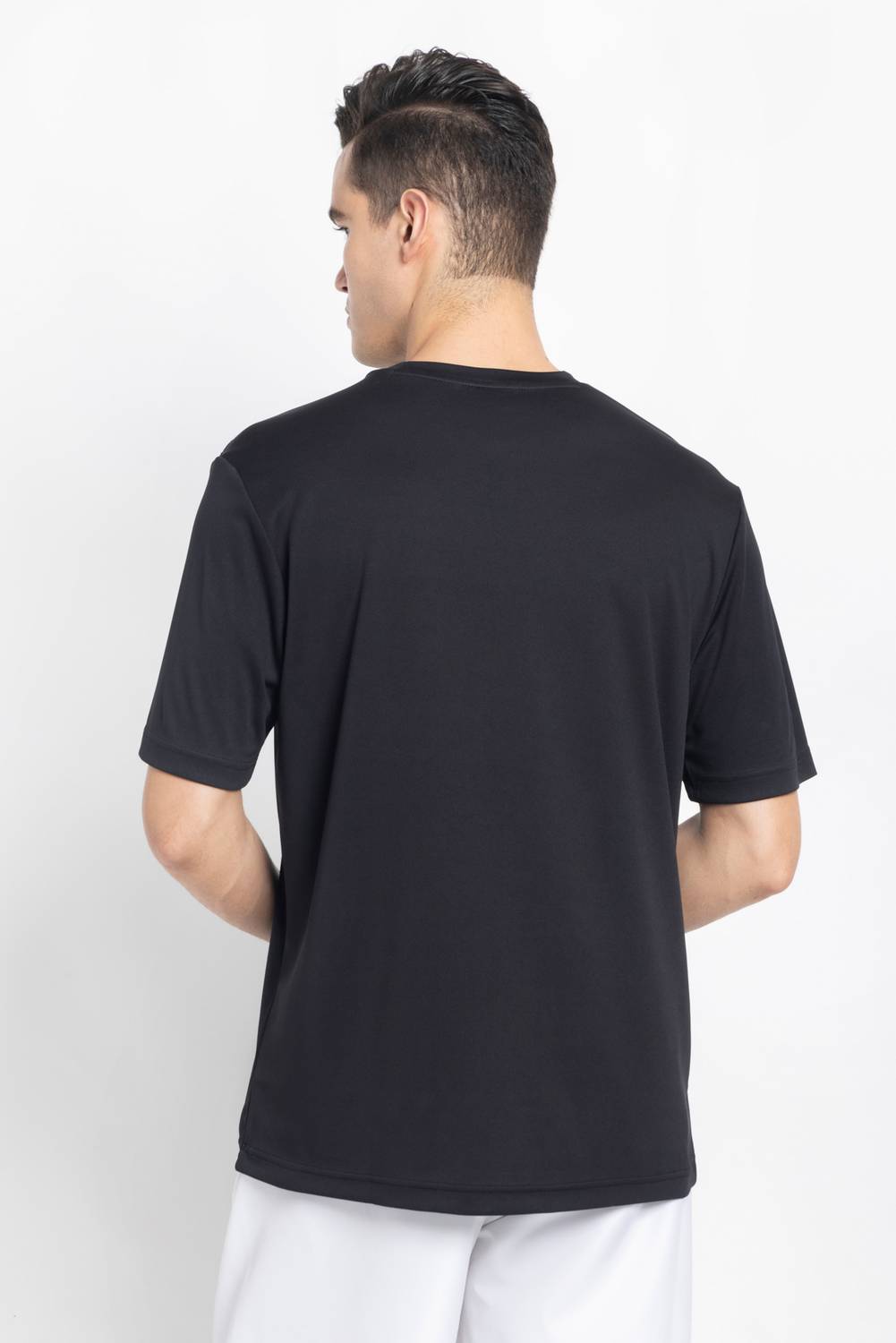 Adidas Men Black Round Neck T-Shirt - Image 4