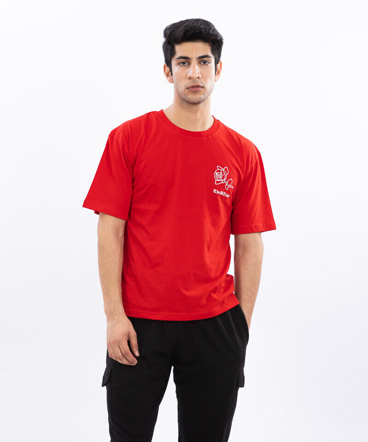 Image of HELL BOUND Typography Men Round Neck Multicolor T-Shirt