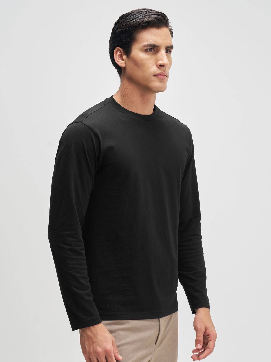 XYXX Solid Men Black T-Shirt - Image 4