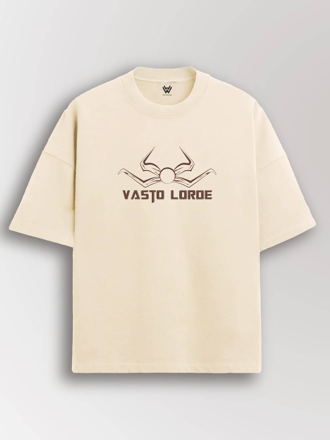 WHITE HUSK Typography Graphic Print Men Round Neck White T-Shirt - Image 2