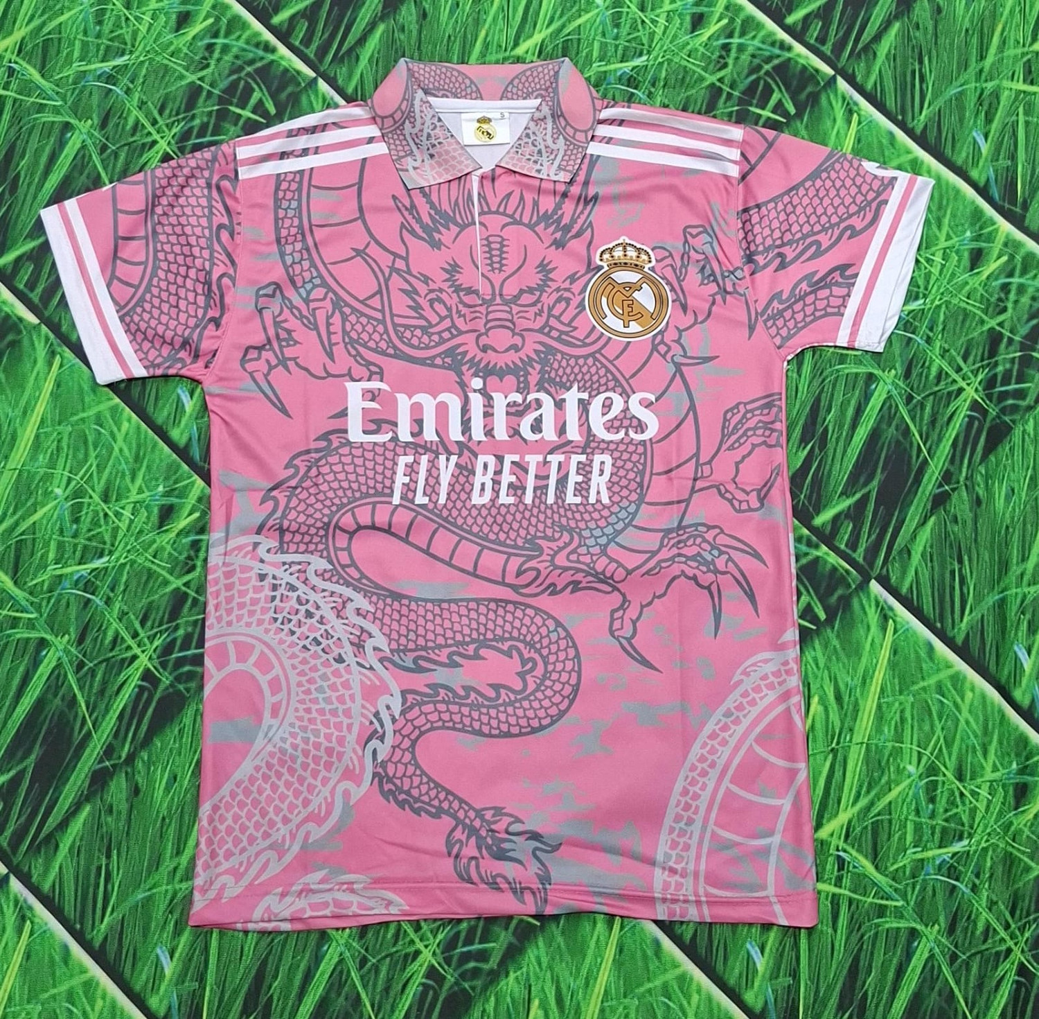 Image of MENTIFIC Graphic Print Men Polo Neck Pink T-Shirt