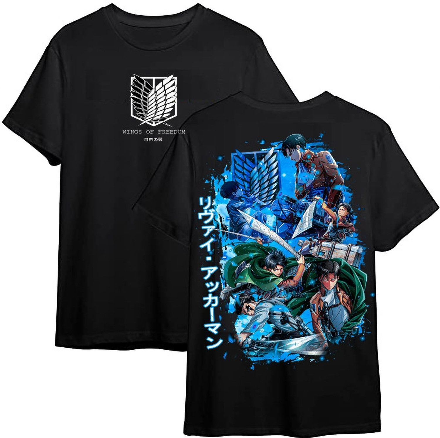Image of Lolgallery Printed Men Round Neck Black T-Shirt