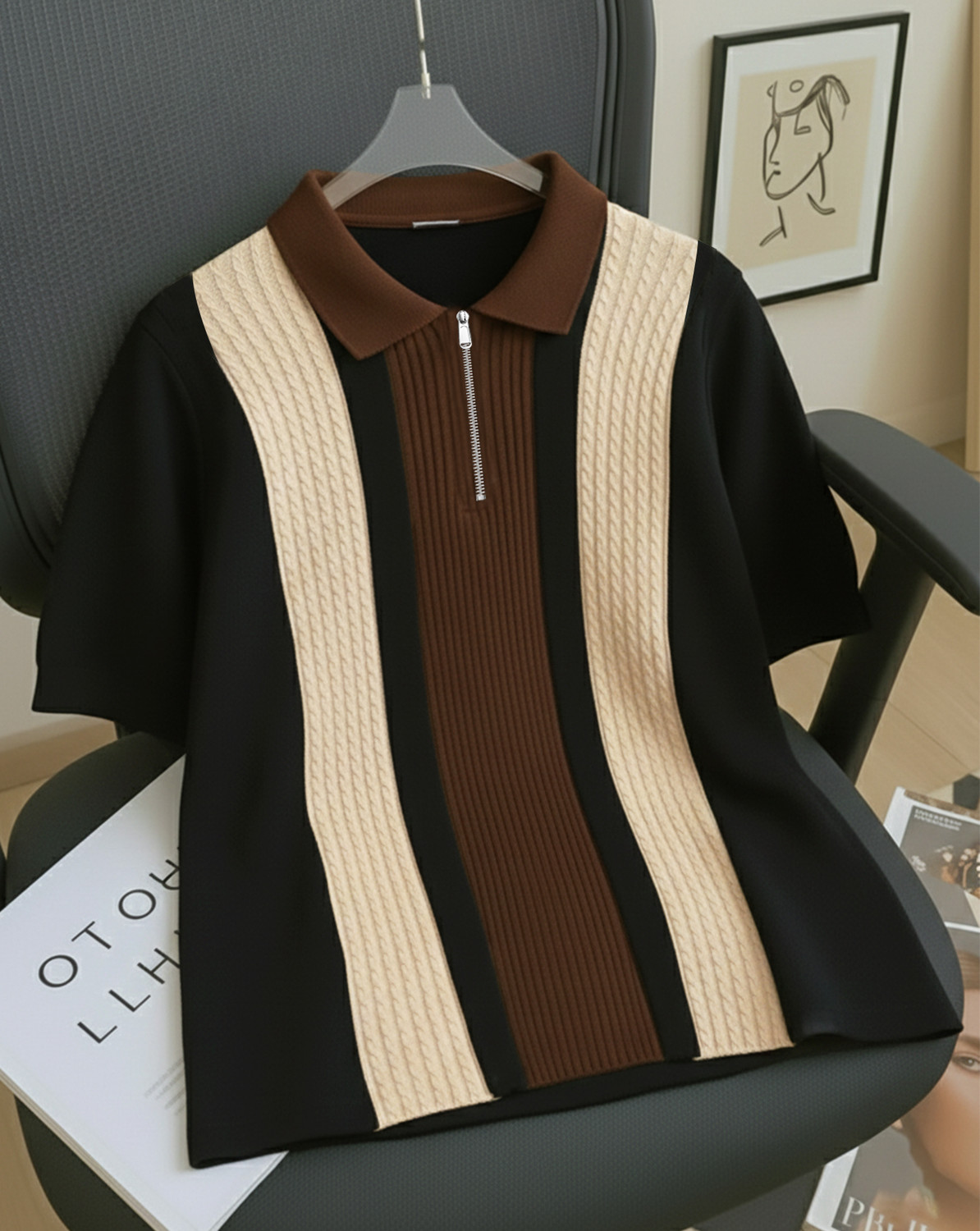 Image of AUSK Colorblock Men Track Suit