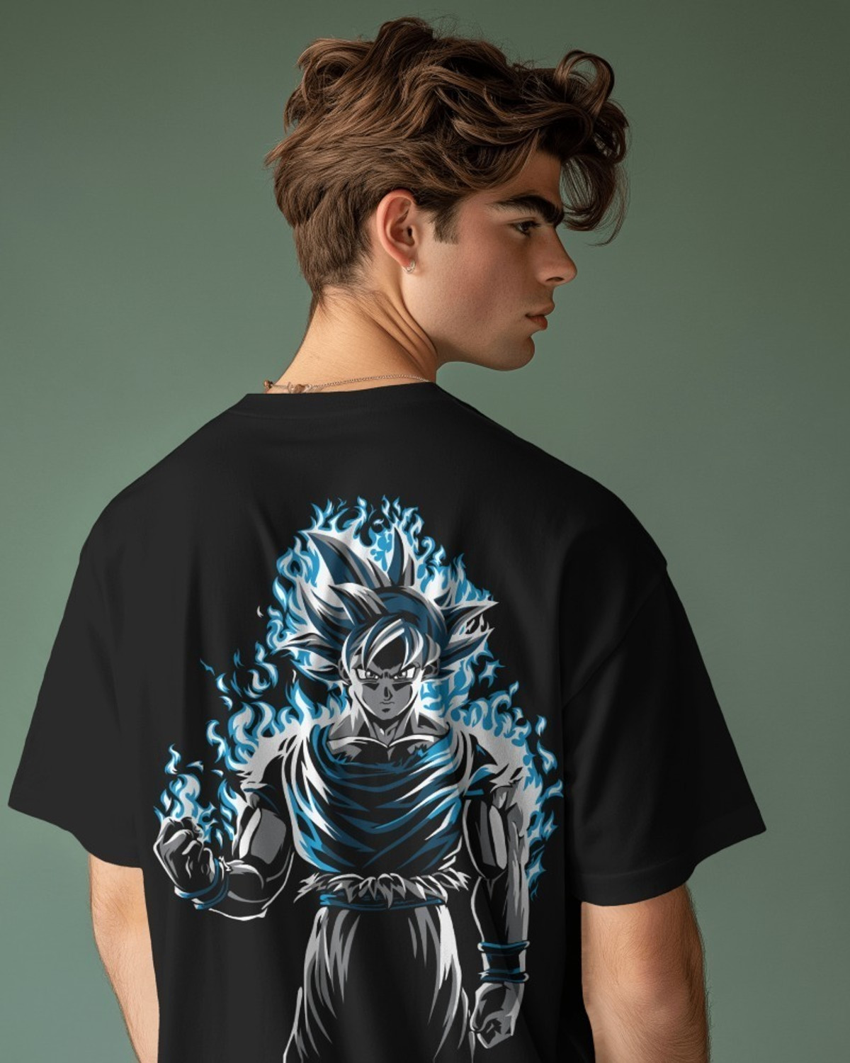 Image of ROCKY FAB Printed Men Round Neck Black T-Shirt