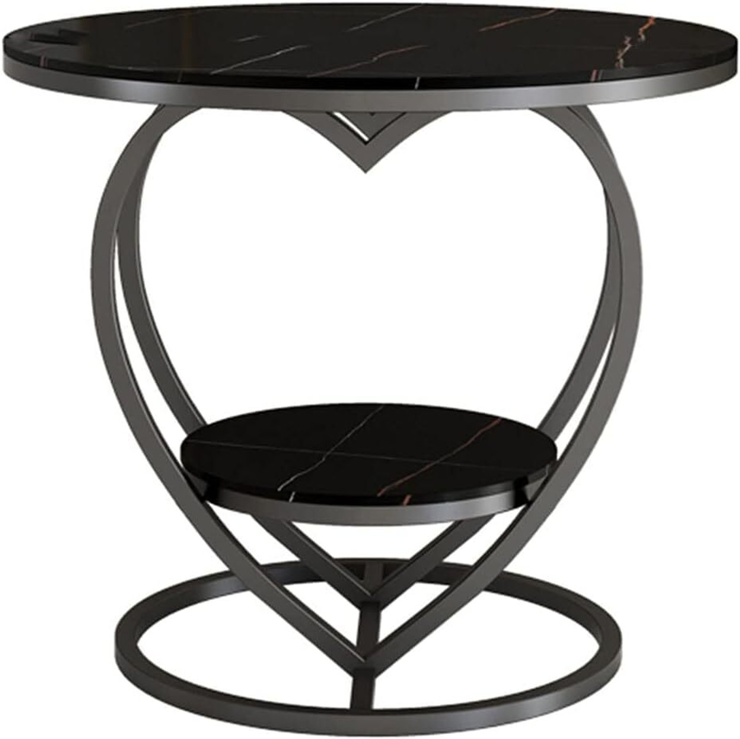 Image of The Flourish Engineered Wood Coffee Table (Finish Color - full black, Pre-assembled)