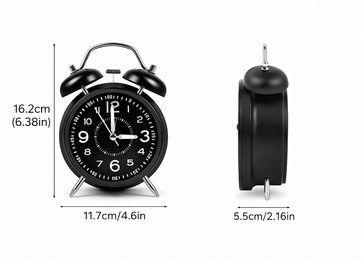 Image of AERYS Analog Black Clock