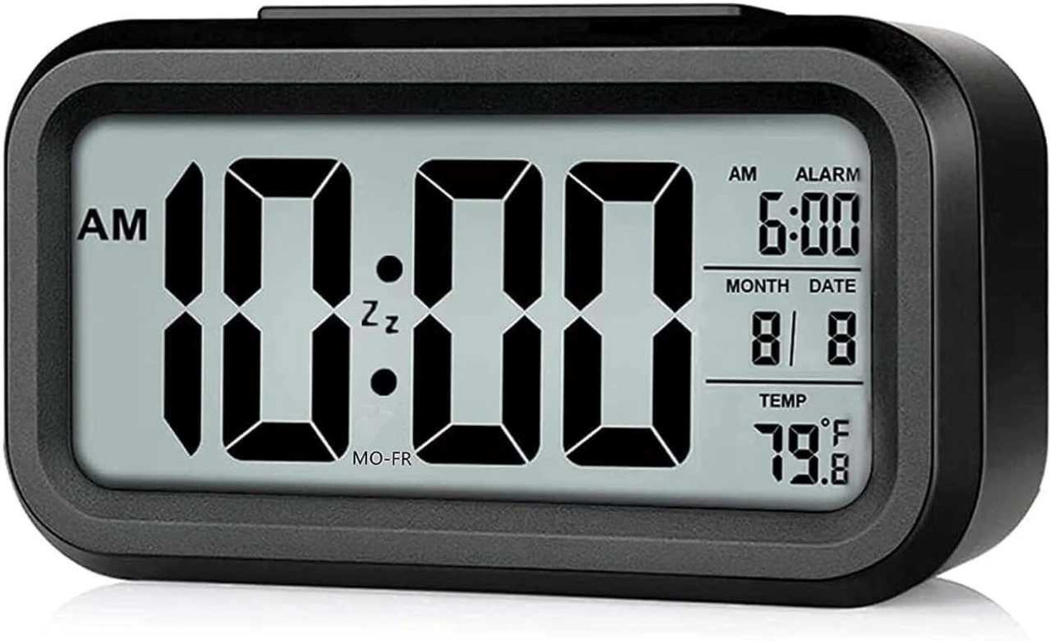 Image of PW PENCILWALA Digital Black Clock