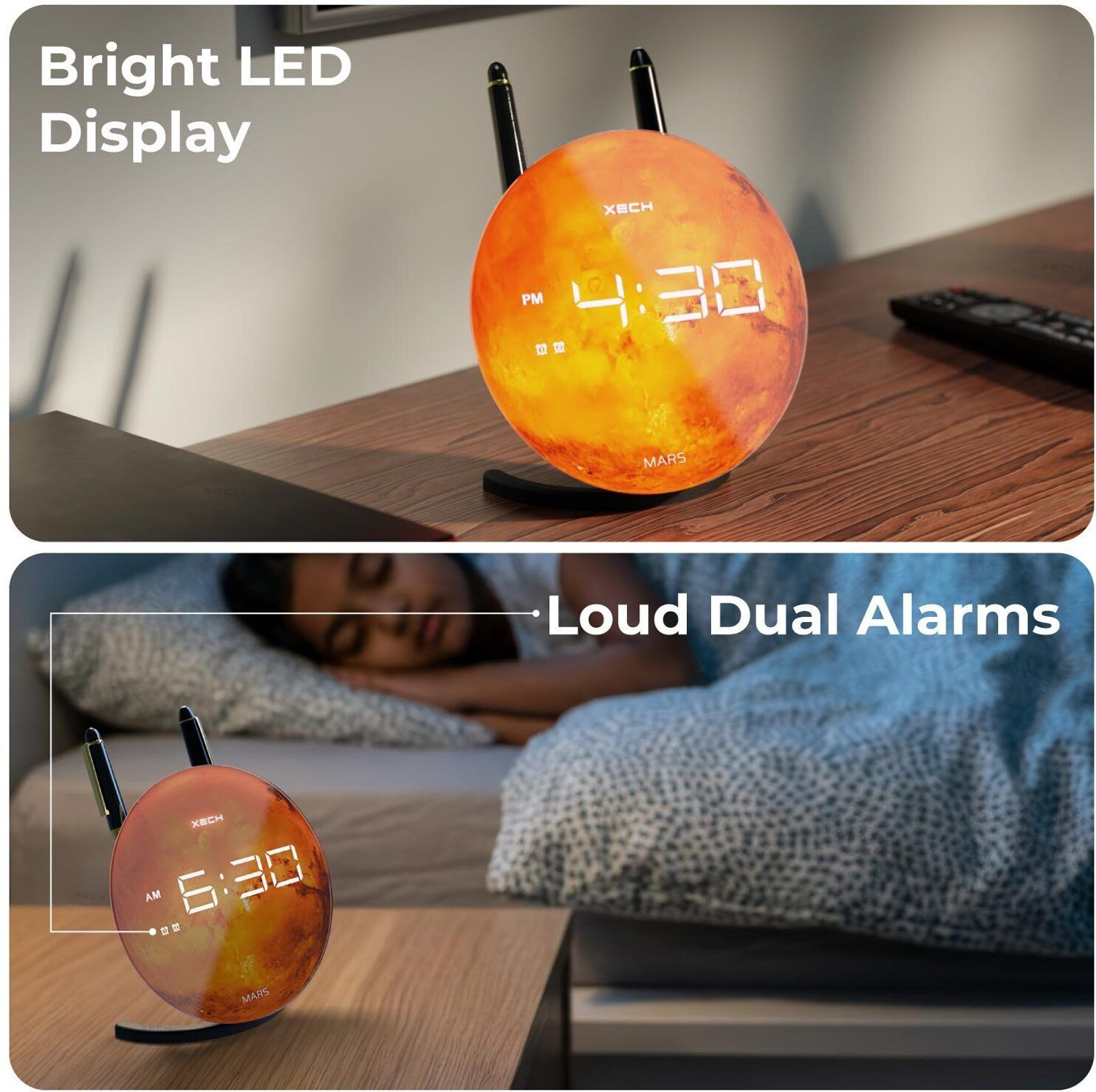 Image of xech Digital Orange Clock