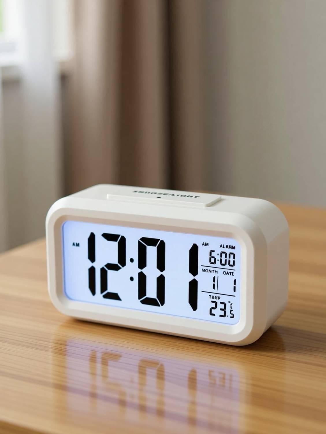 BBD Kitchen Shop Digital White Clock - Image 5