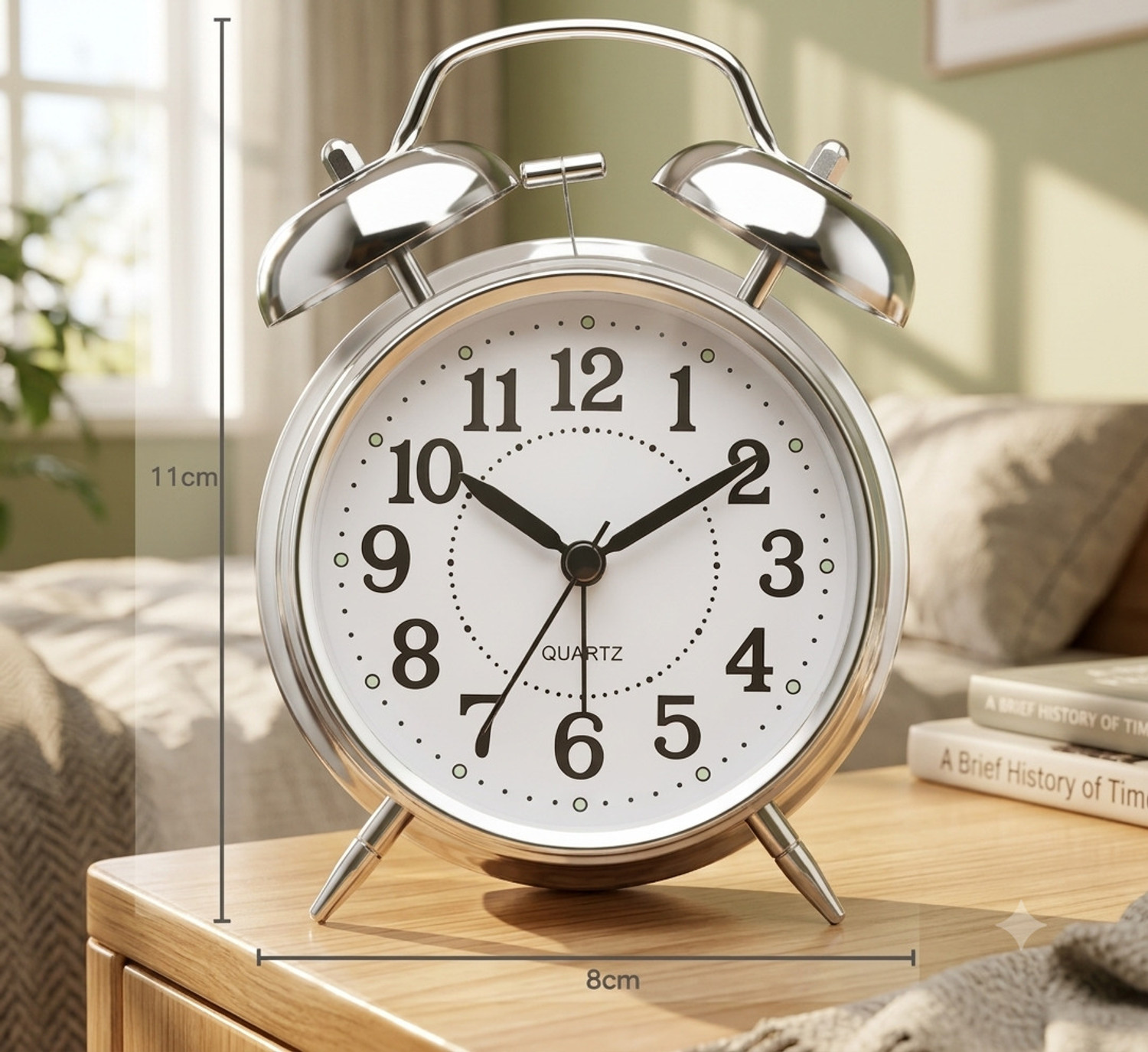 Image of AERYS Analog White Clock