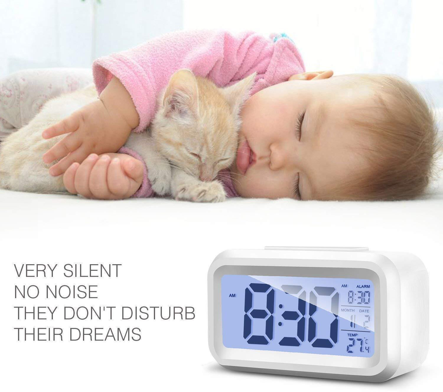 Image of Purabelle Digital White Clock