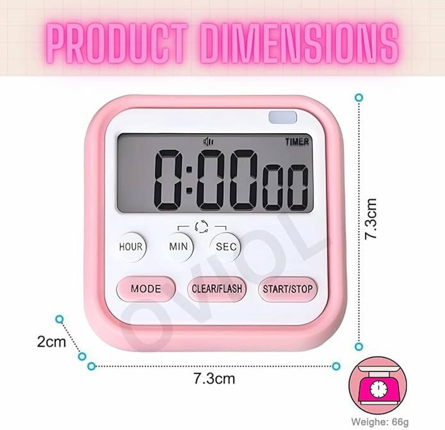 neava Digital Multicolor Clock - Image 2