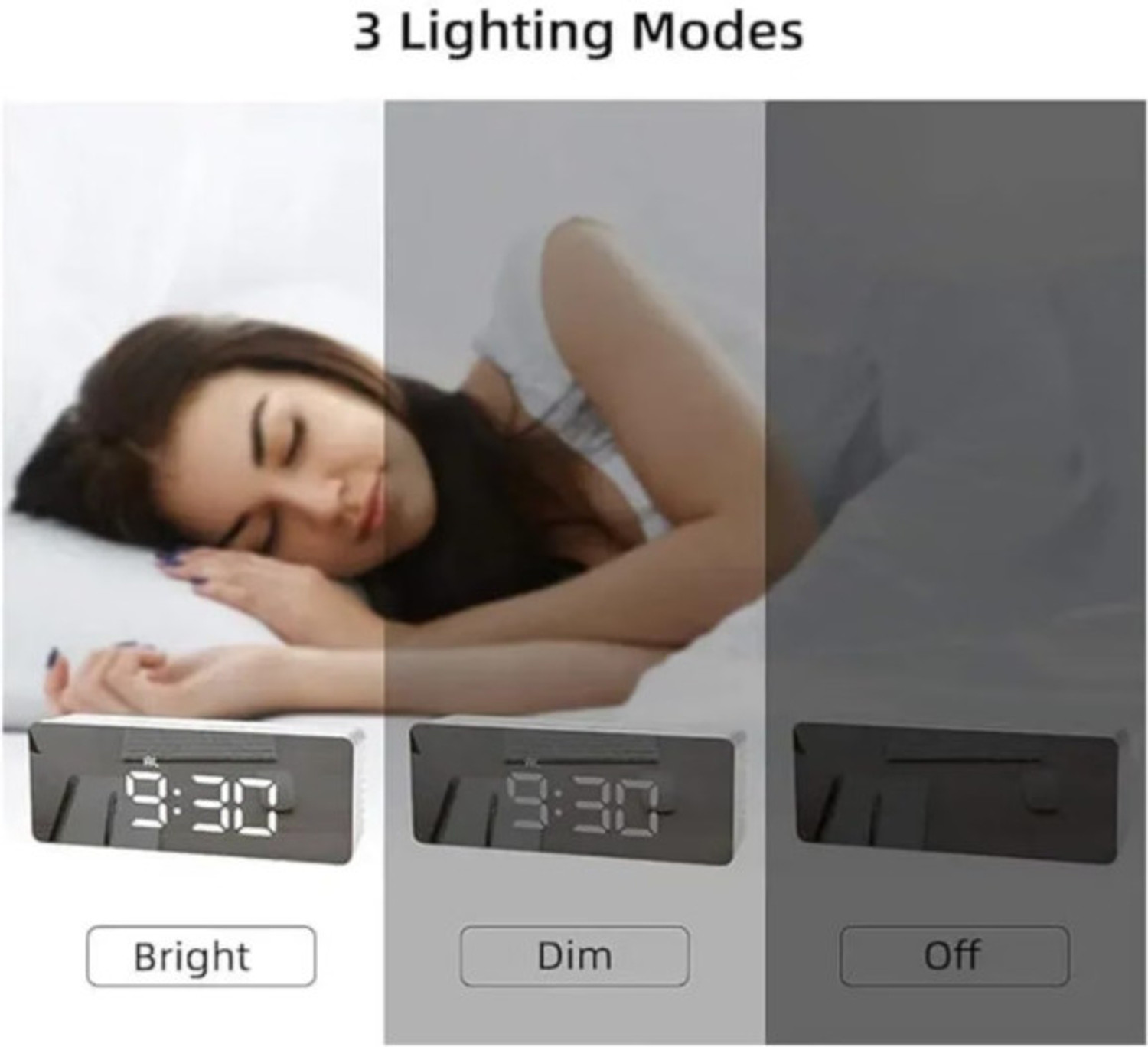 Image of KIRTORASU Analog mirror clock Clock