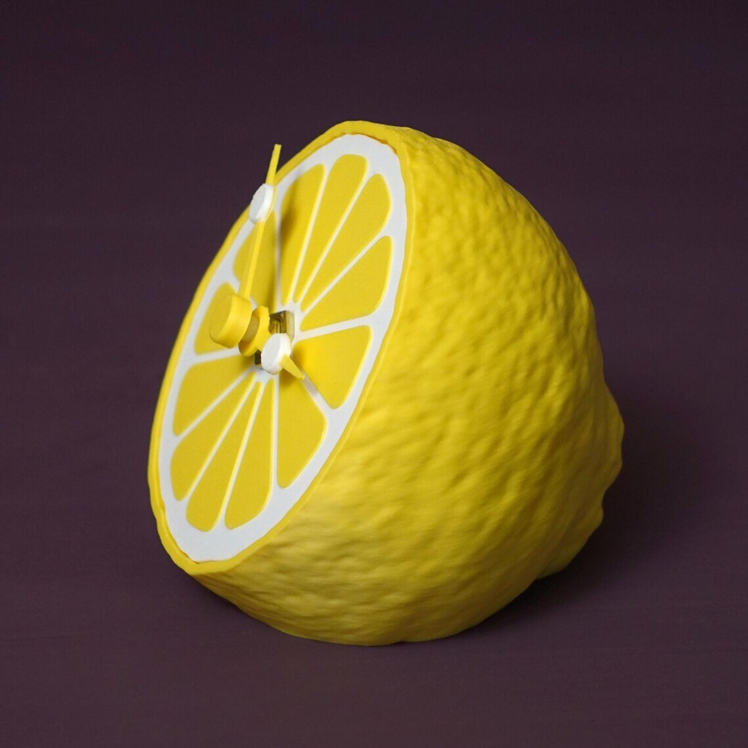 Image of Bhootia Analog Yellow, White Clock