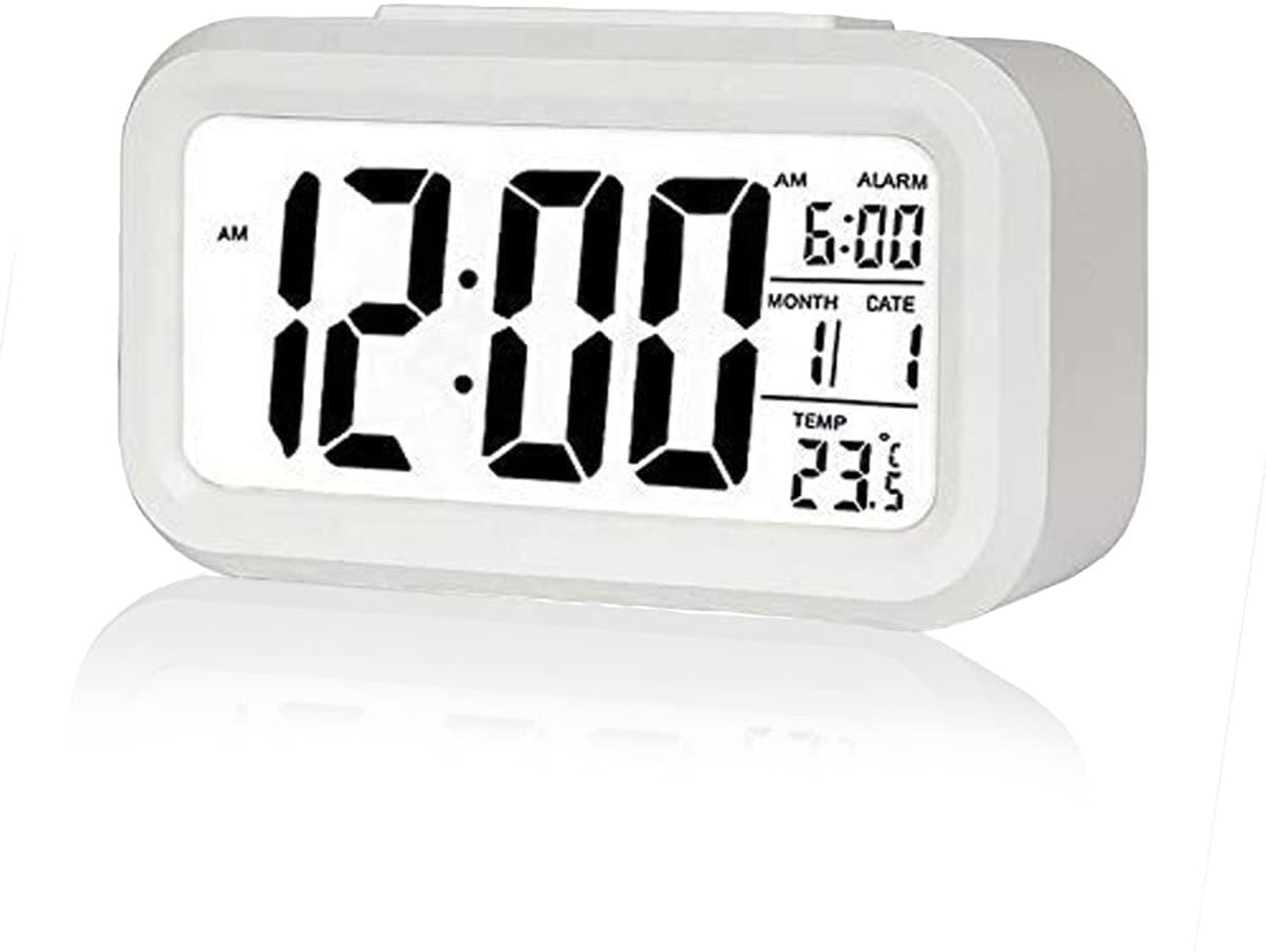 Image of AERYS Digital White Clock