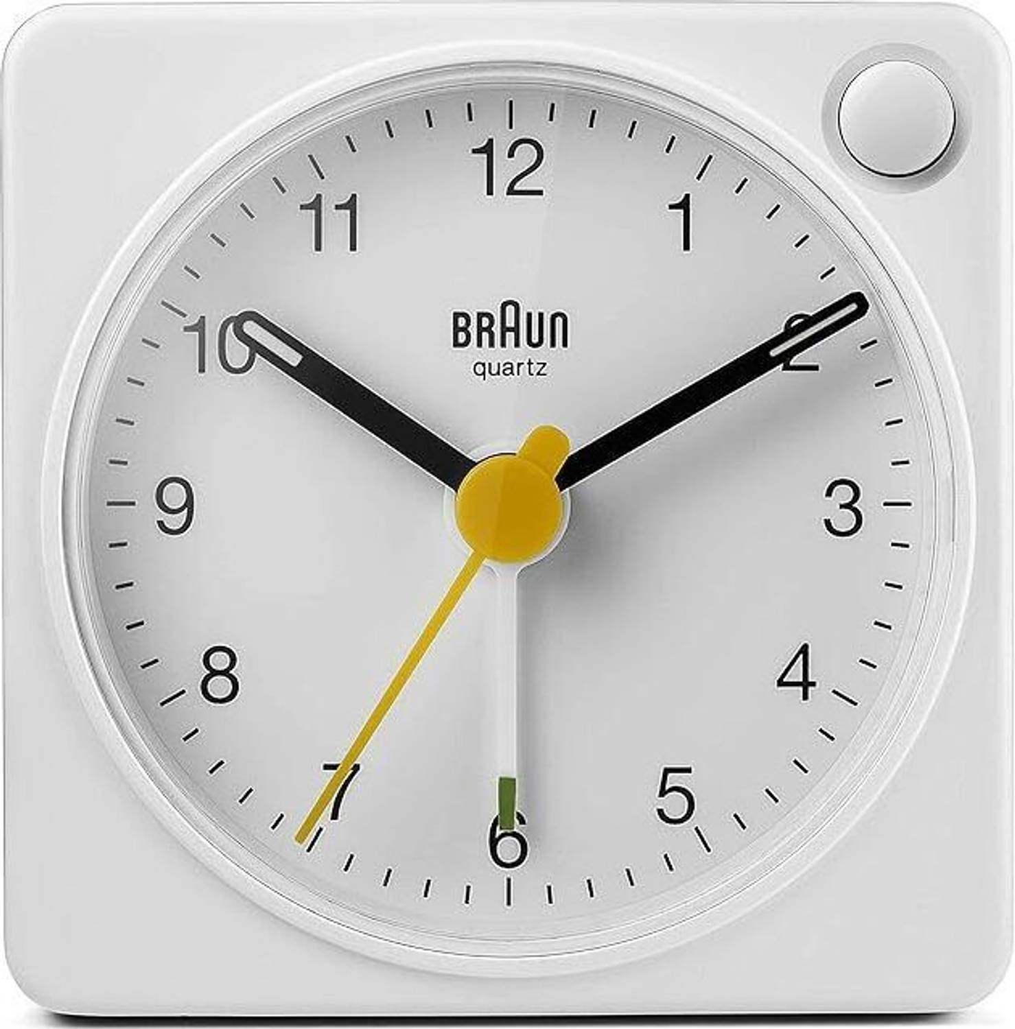 Braun Analog White Clock