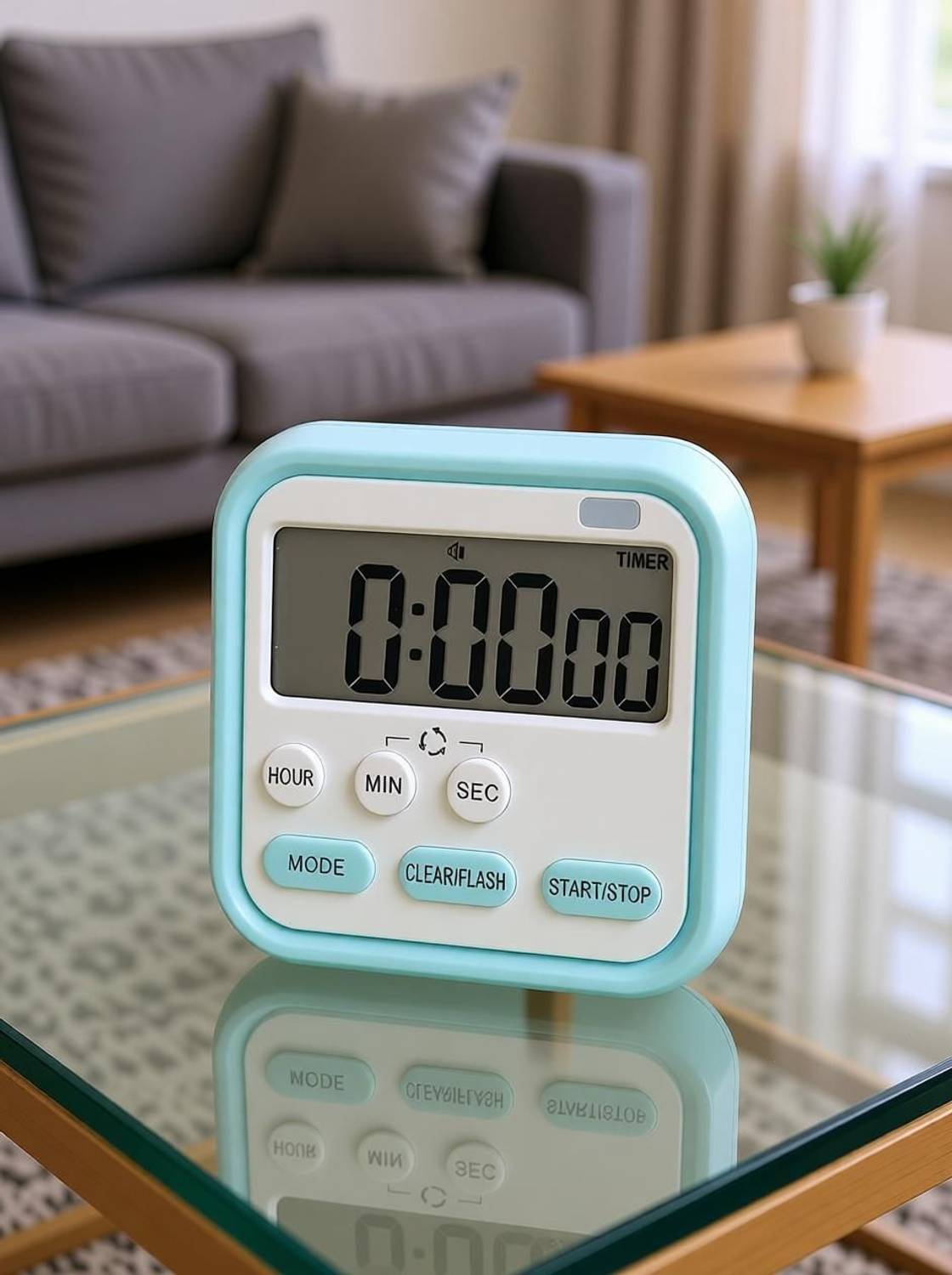 LANLOY Digital Blue Clock - Image 3