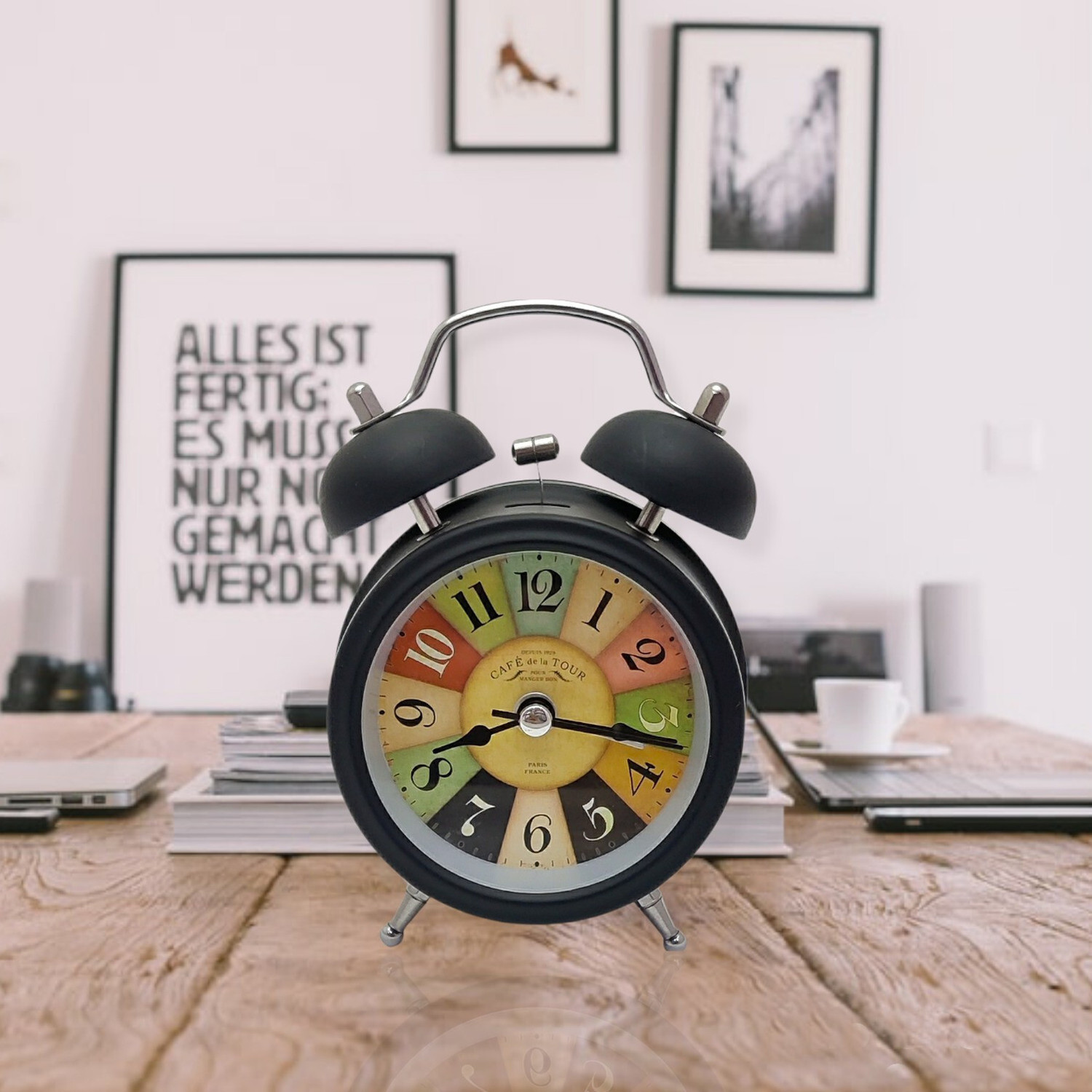 Image of degosh Analog Black Clock
