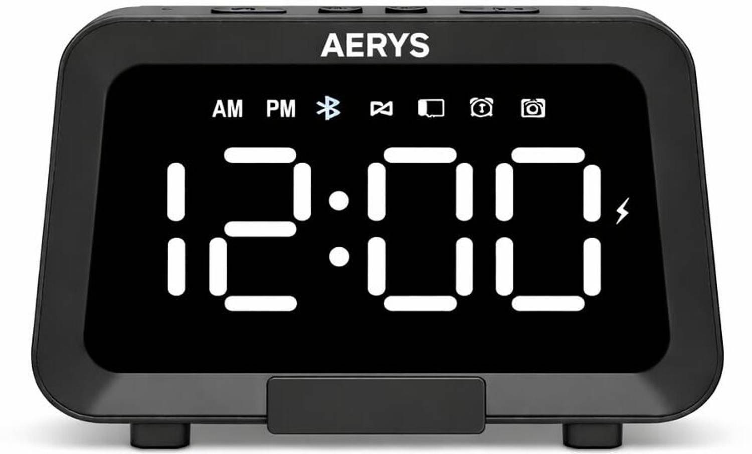 AERYS Digital Black Clock