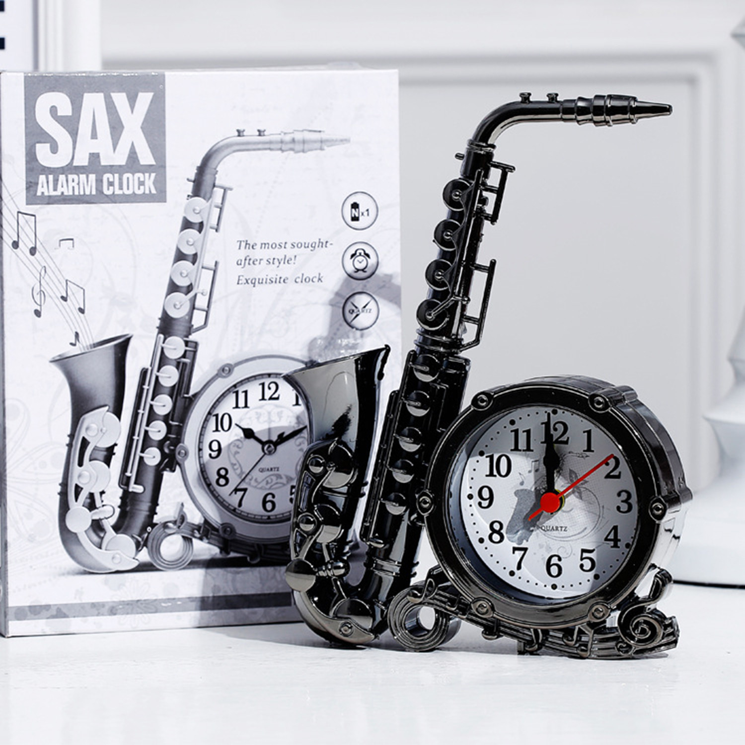 Image of KIRTORASU Analog Silver Clock