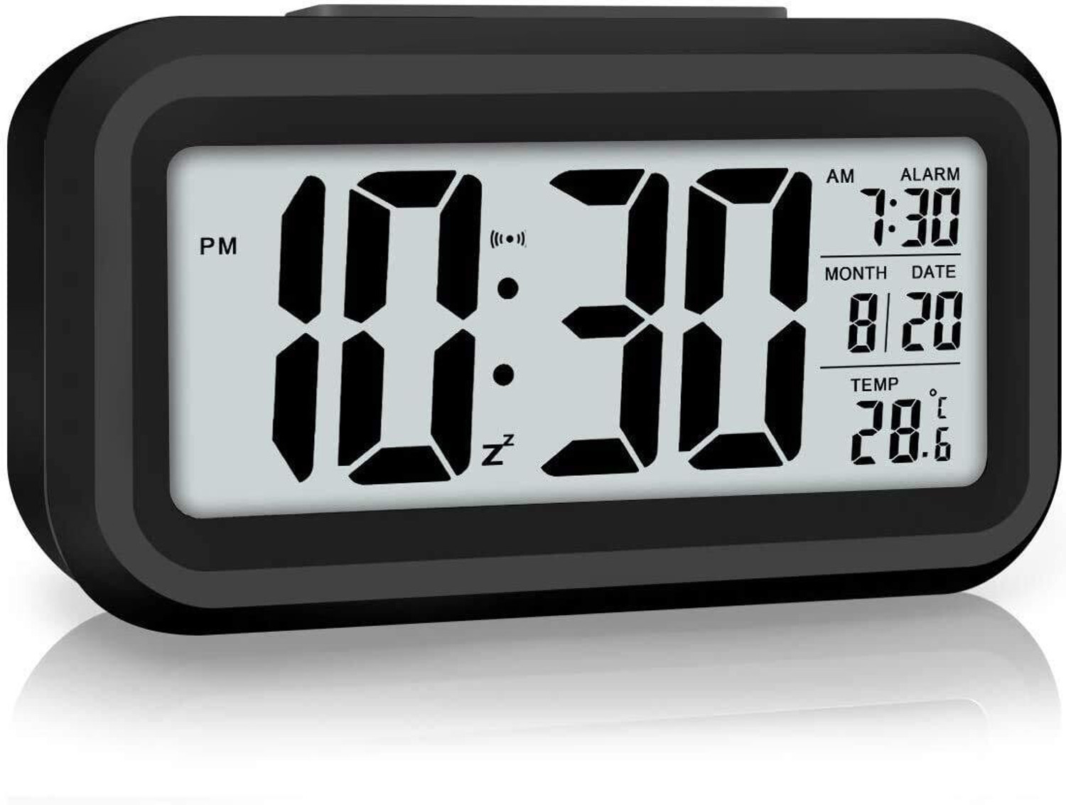 Image of JYORESHA Digital Black Clock