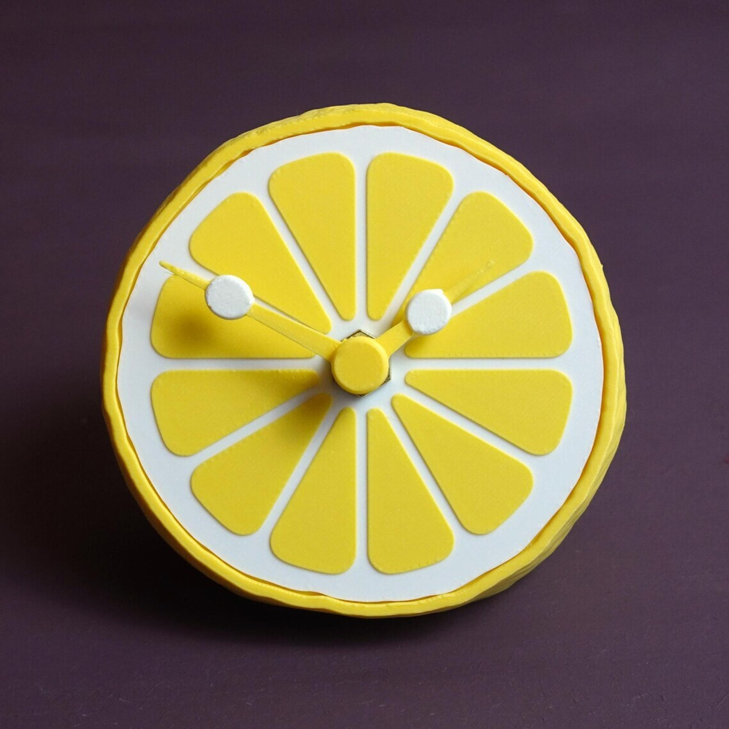Image of Bhootia Analog Yellow, White Clock