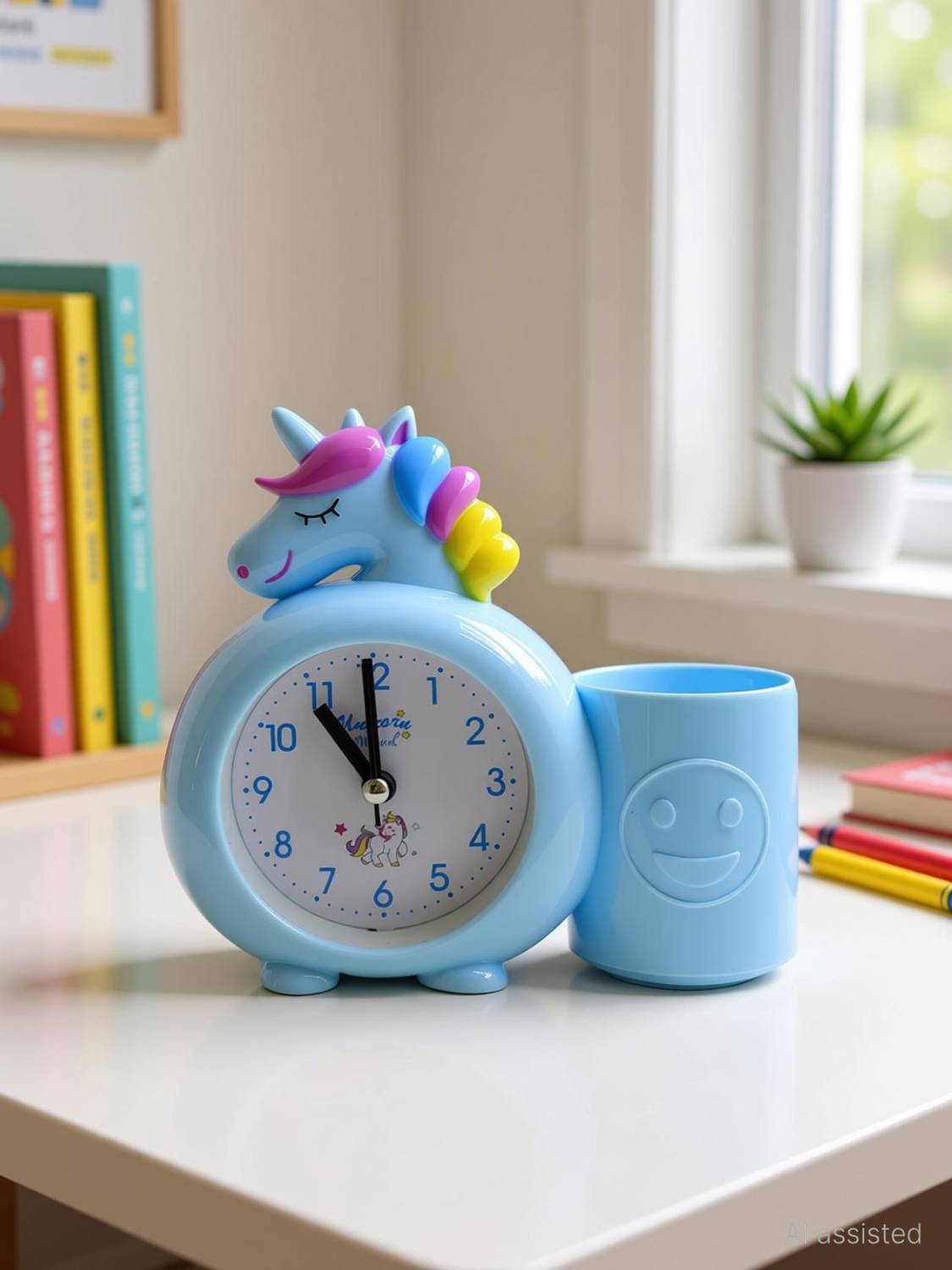 ASGadgets Analog Blue Clock
