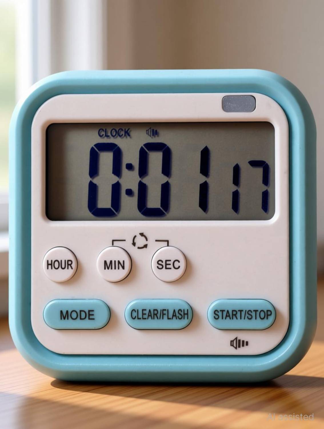 THEODORE Digital Blue Clock - Image 4