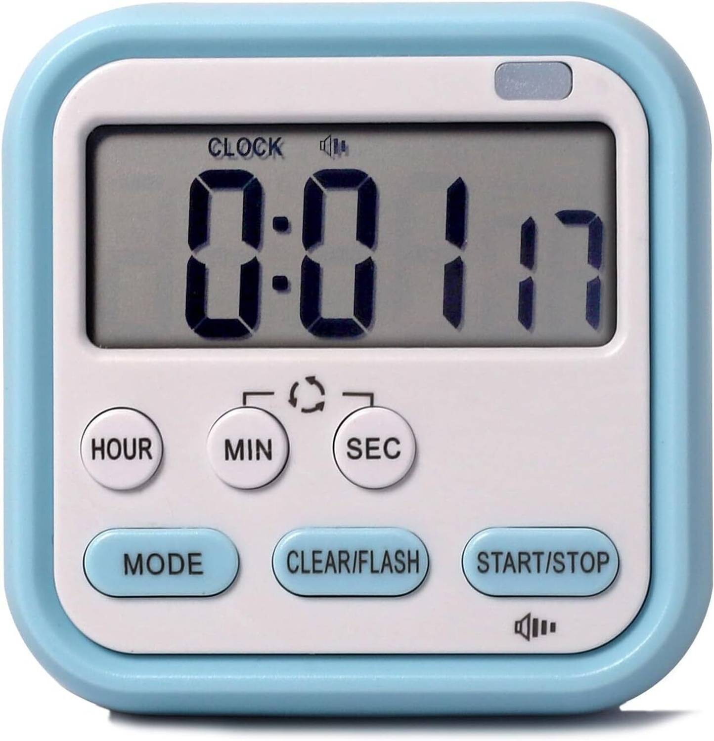 THEODORE Digital Blue Clock