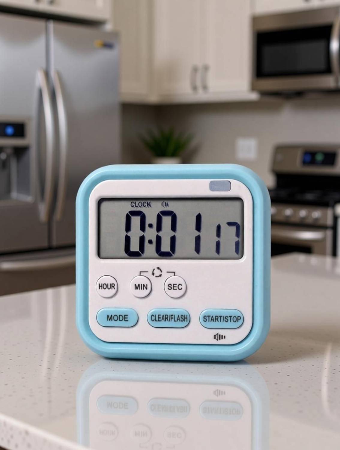 THEODORE Digital Blue Clock - Image 5