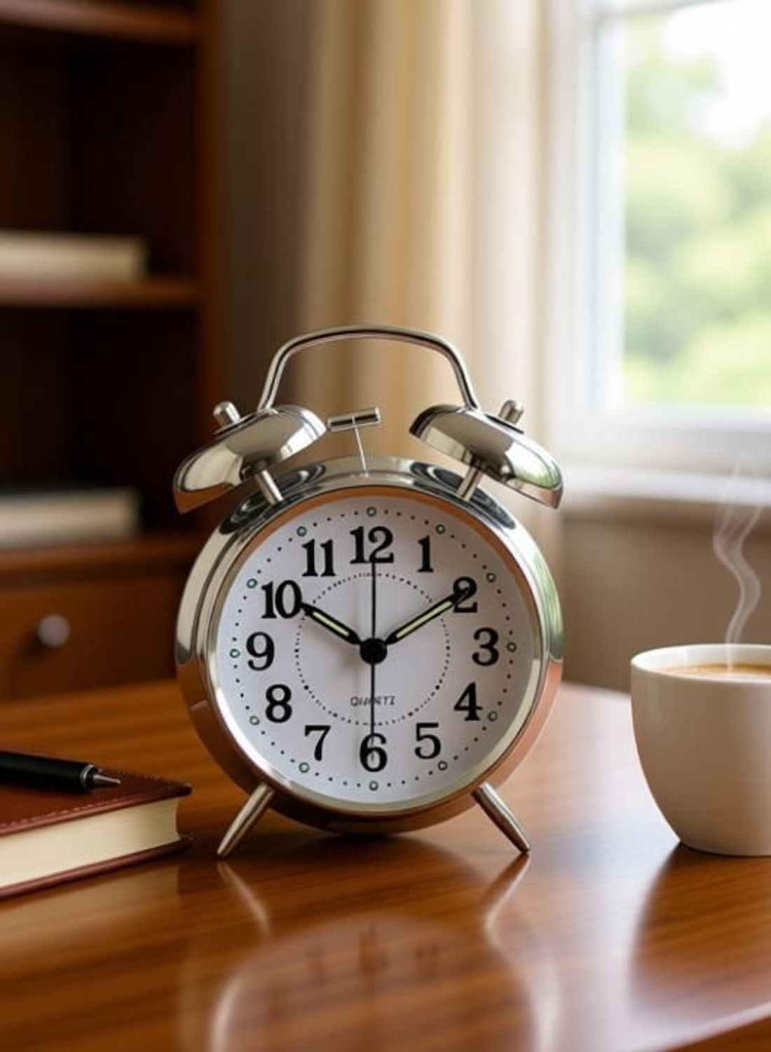 Image of BBD Kitchen Shop Analog Silver Clock