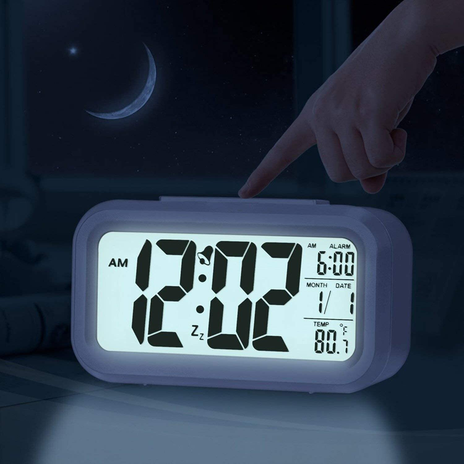 Image of Purabelle Digital White Clock